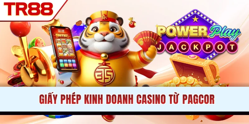 Giấy phép kinh doanh casino từ PAGCOR